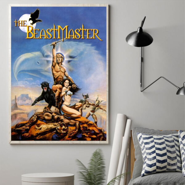 The Beastmaster 1982 Celebrating 42 Years of Adventure Poster Canvas