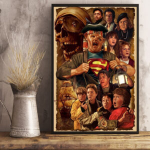 the goonies 1985 celebrating 39 years of adventure and friendship poster canvas