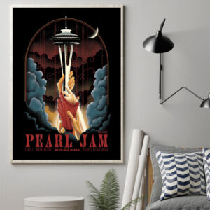 the official pearl jam with deep sea diver may 20 2024 poster canvas art print 1