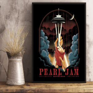 the official pearl jam with deep sea diver may 20 2024 poster canvas art print