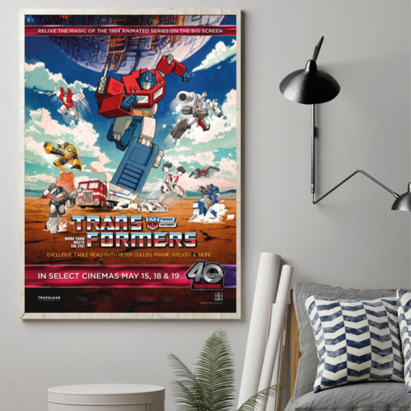Transformers Anniversary 40 Years of Evolution Official Poster Canvas