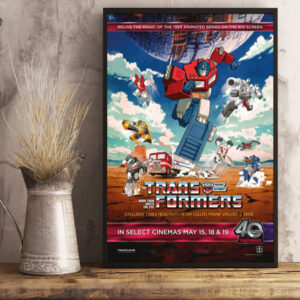 transformers anniversary 40 years of evolution official poster canvas