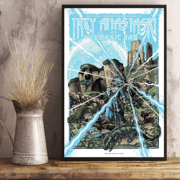 Trey Anastasio And Classic Tab Show At The Agora Theatre Cleveland OH May 15 2024 Prints and Canvas Posters