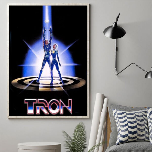 Tron 1982 Celebrating 42 Years of Digital Innovation Poster Canvas