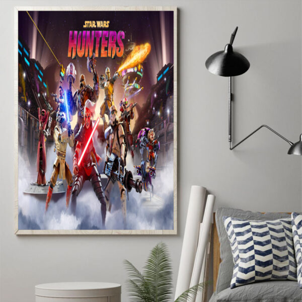 Ultimate Star Wars Experience Star Wars Hunters  Nintendo Games Poster Canvas