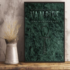 Vampire The Masquerade 20th Anniversary Edition Timeless Narrative Poster Canvas Art Print