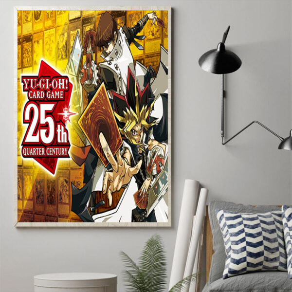 Yugioh 25th Anniversary Commemorative Card Game Set Art Prints and Canvas Posters
