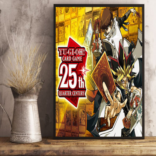 Yugioh 25th Anniversary Commemorative Card Game Set Art Prints and Canvas Posters